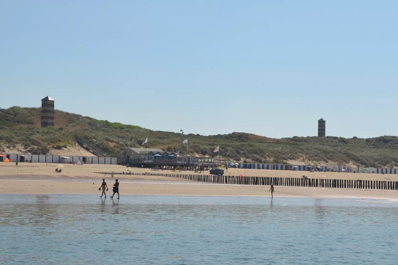 Strand Dishoek 345/346-Uitzicht zomer