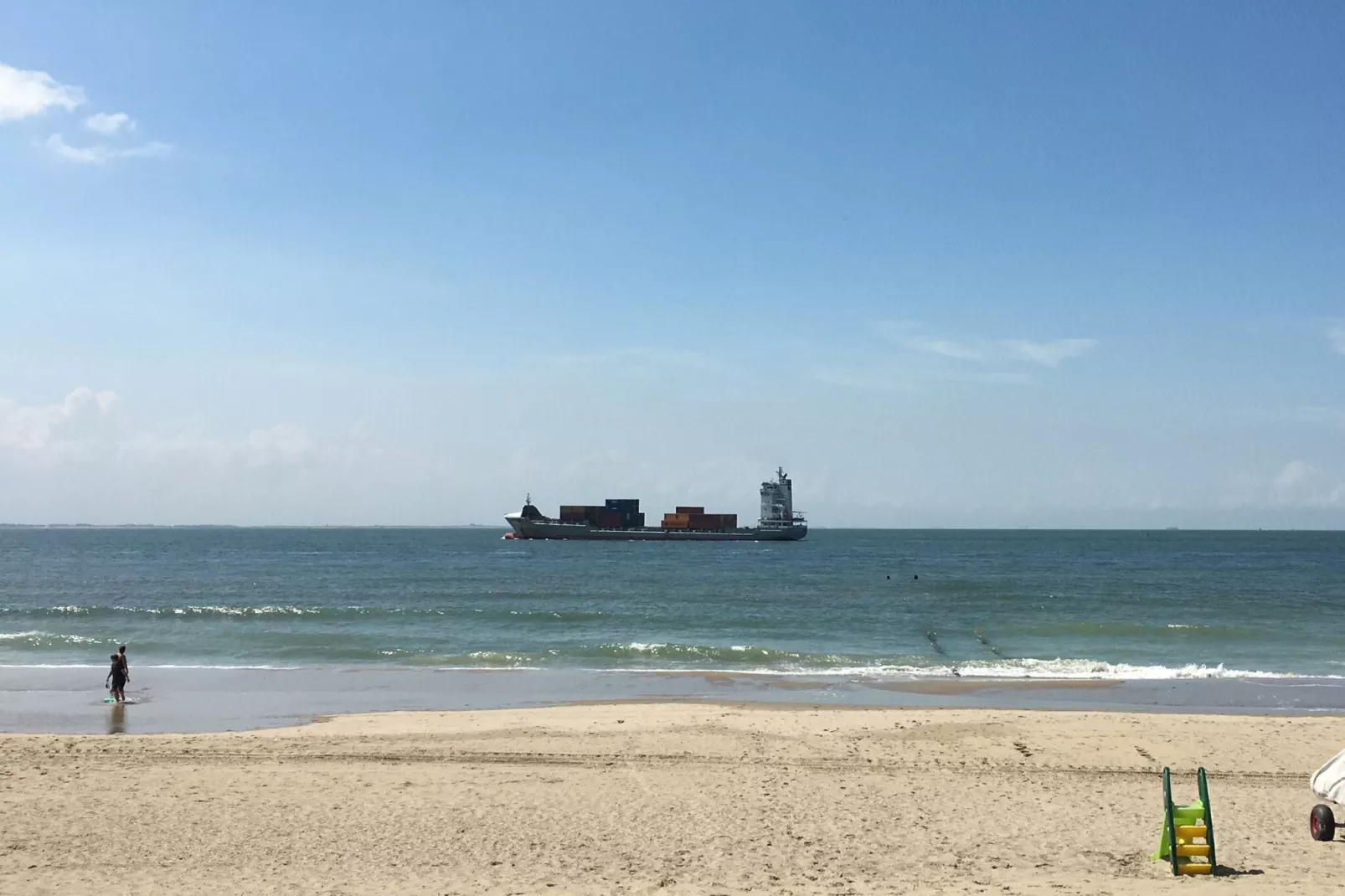 Strand Dishoek 345/346-Gebieden zomer 1km