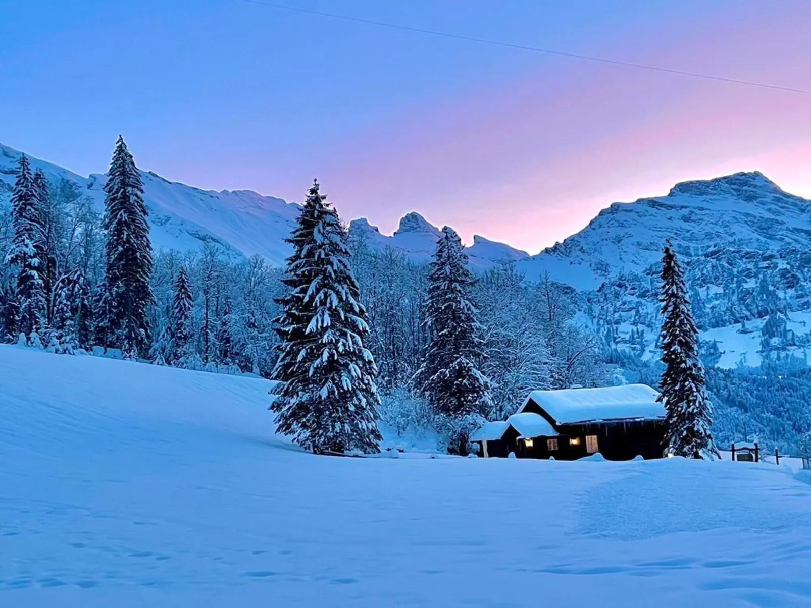 Chalet Bergmandli-Binnen