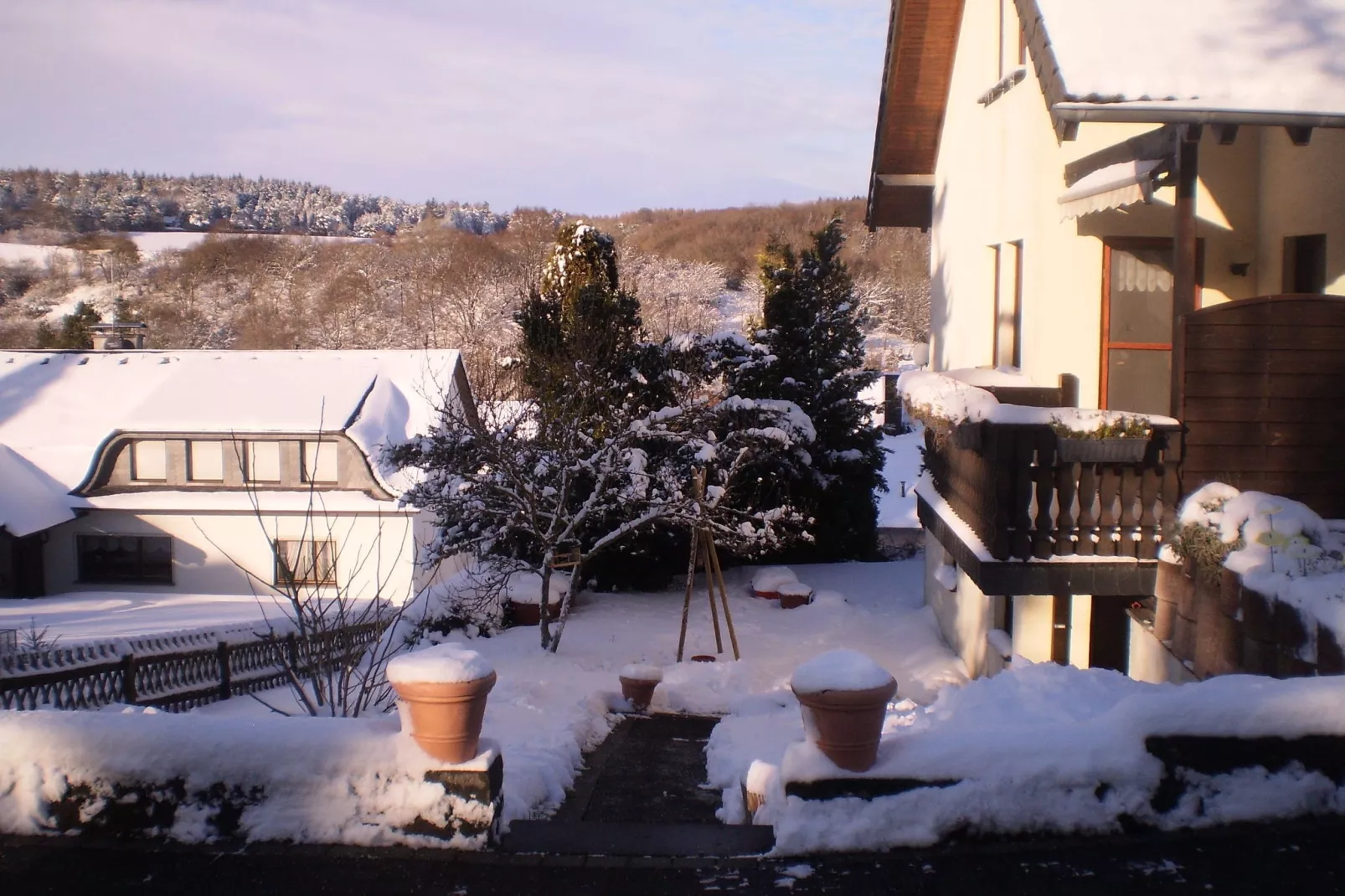 Ferienwohnung Fries-Uitzicht winter