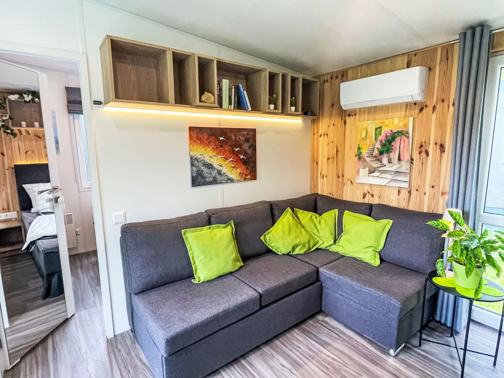 Tiny Haus Dahoam-Binnen