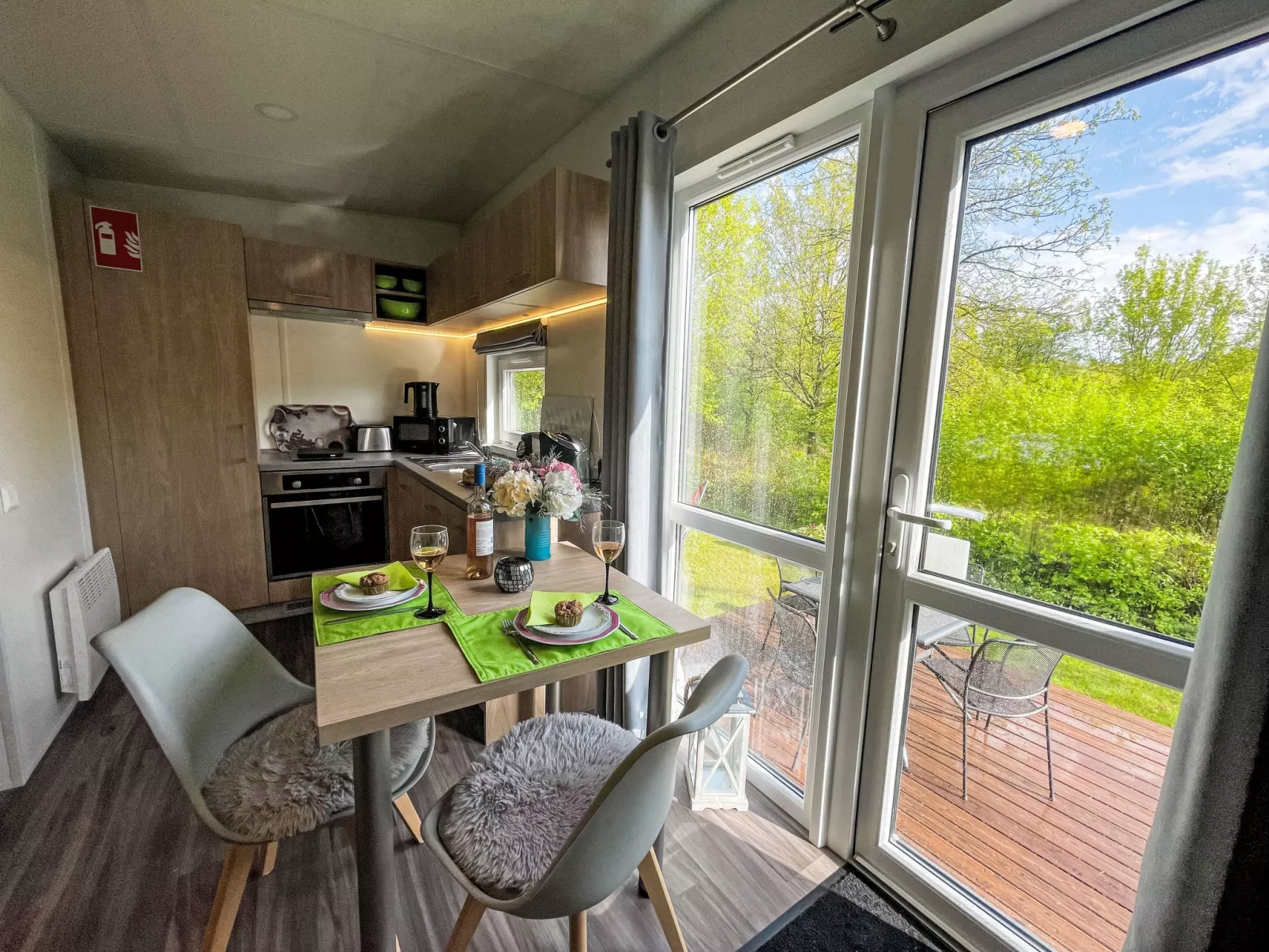Tiny Haus Dahoam-Binnen