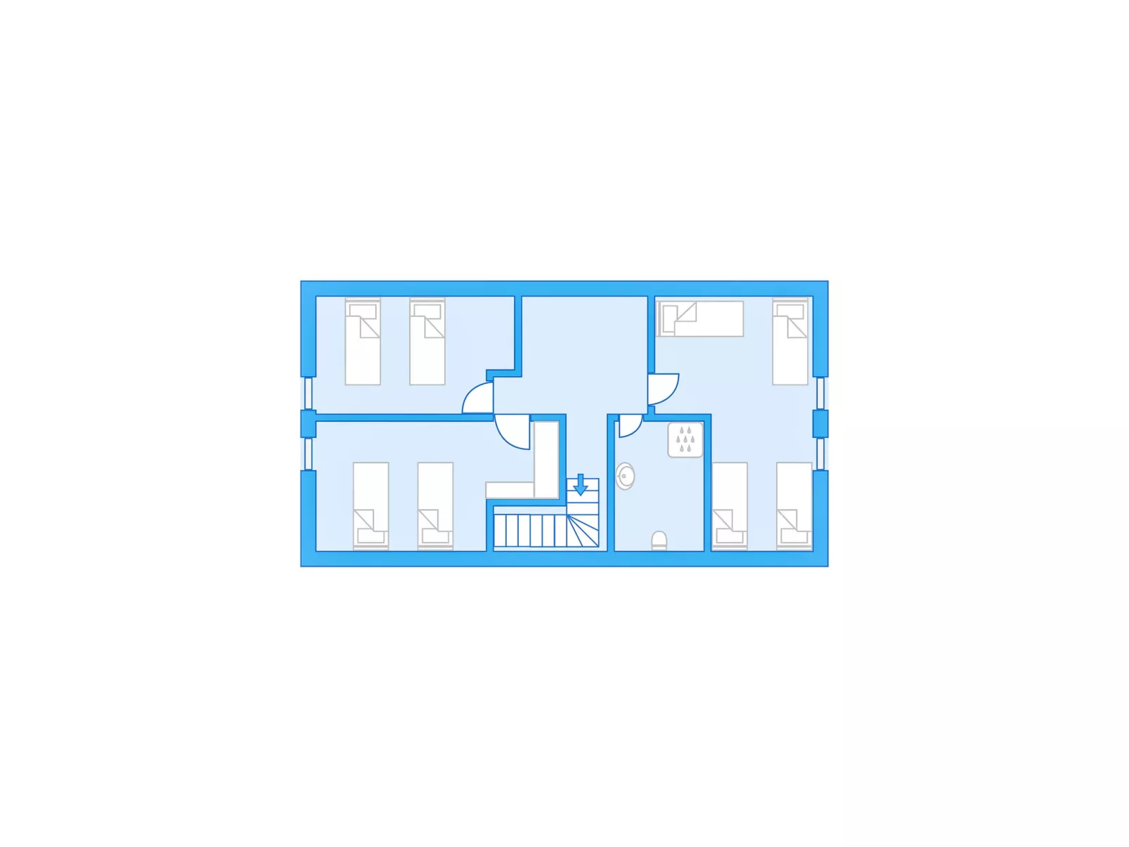 Chalupa 13ka - Horní apartmán-Binnen