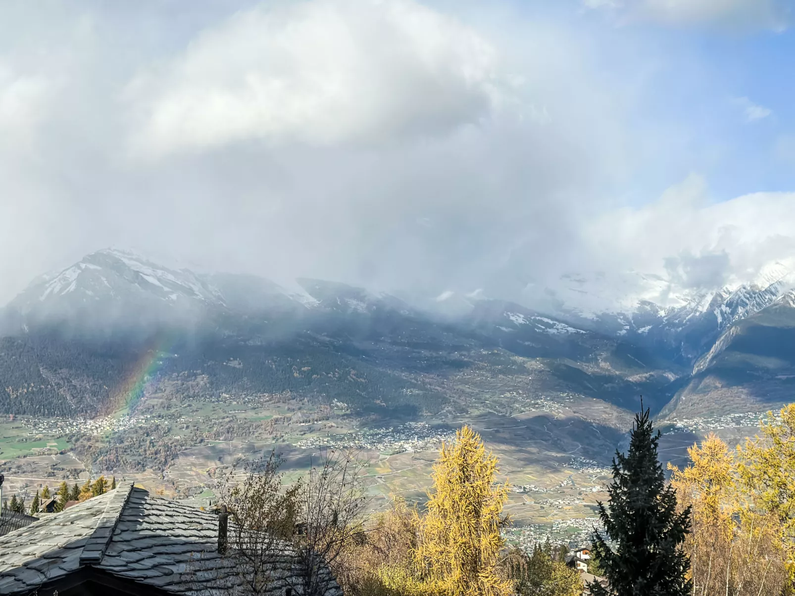 Swiss Alps view Aiglon H2-Buiten