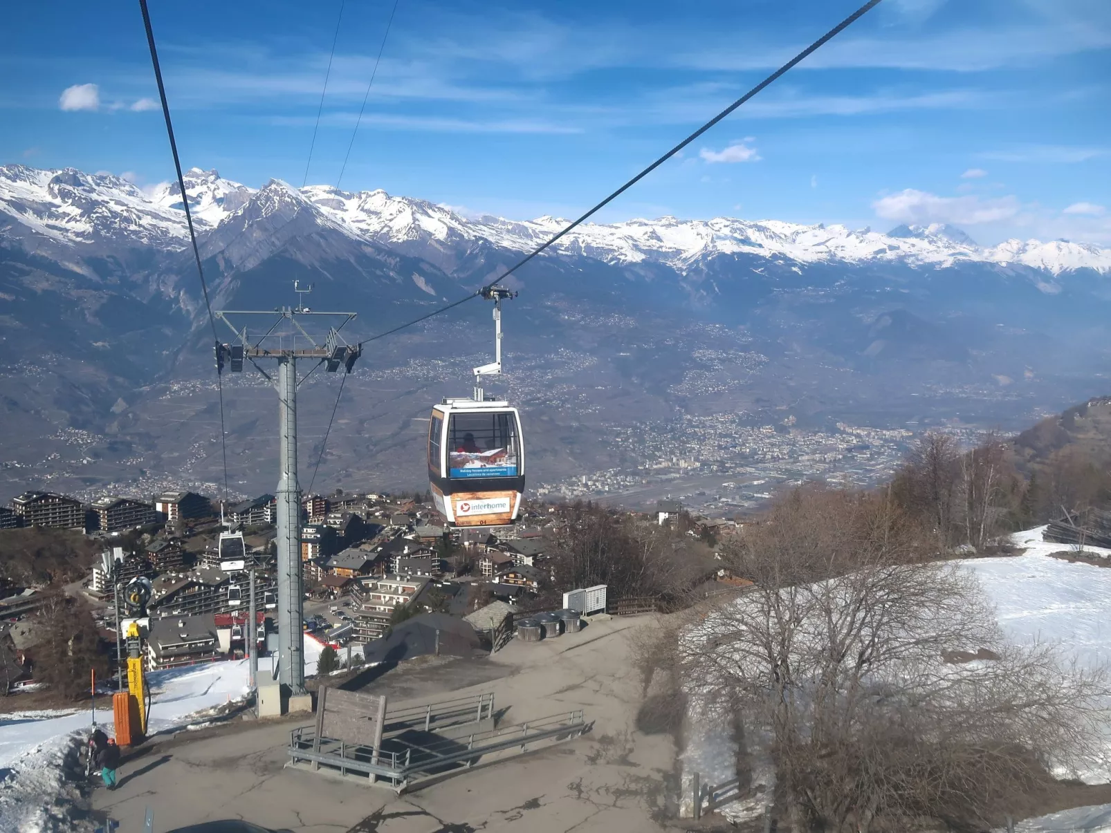 Swiss Alps view Aiglon H2-Omgeving