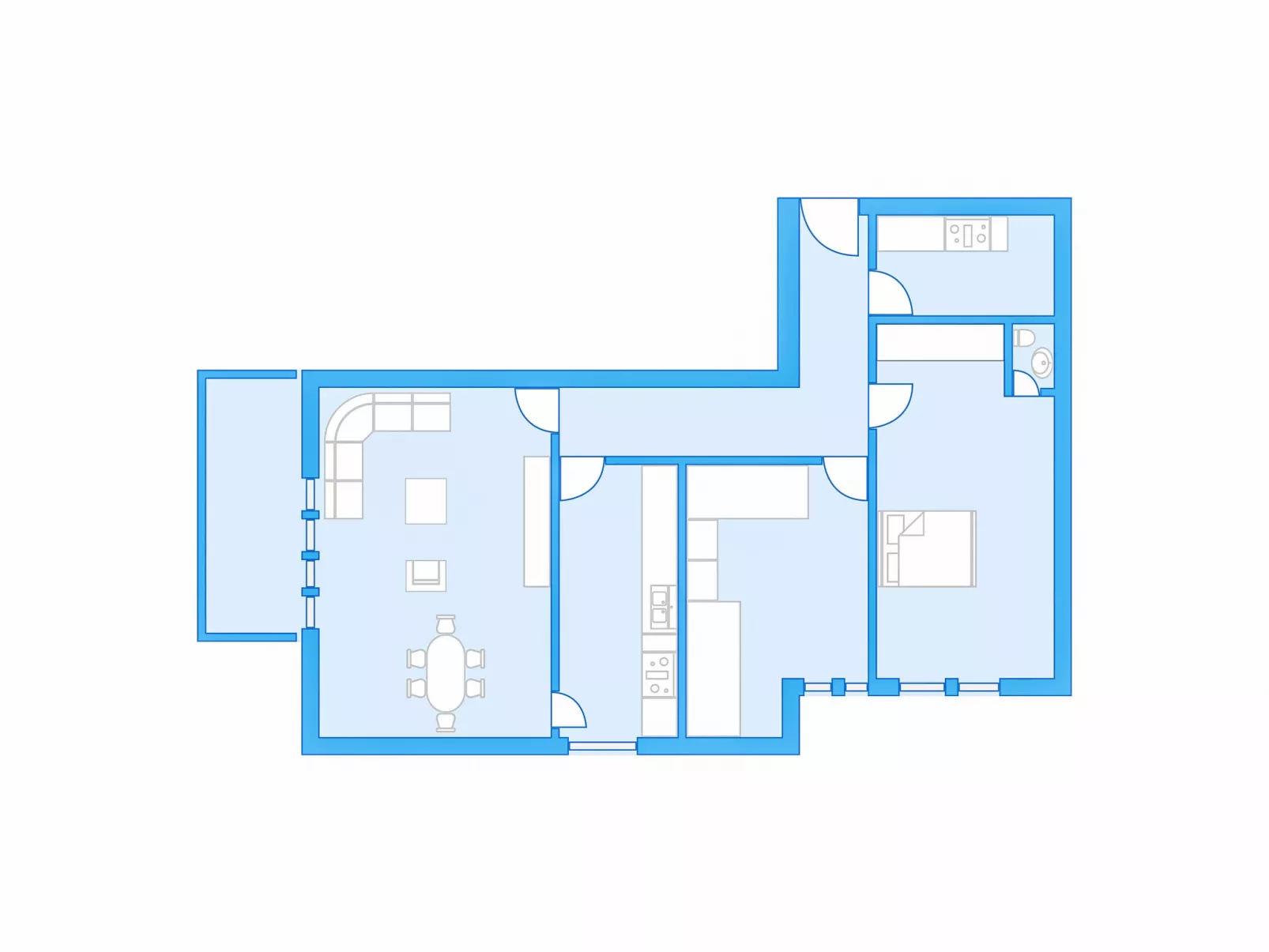 Allod Park Haus C 301-Binnen