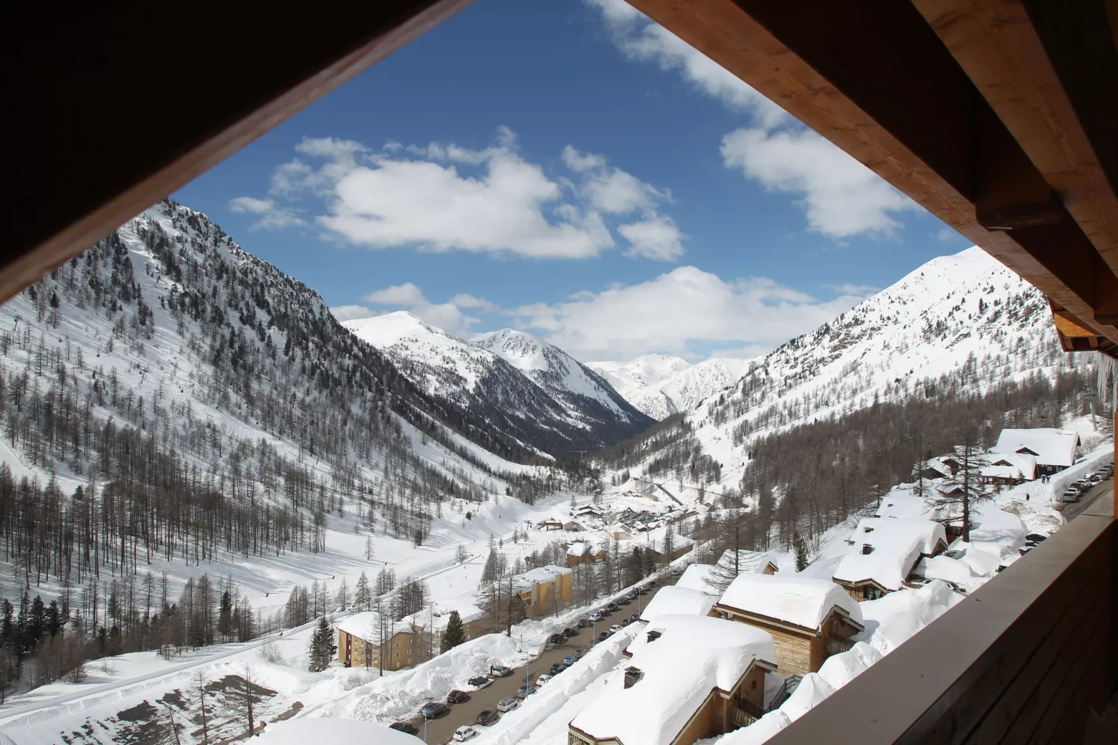 Les Terrasses d'Isola 1-Uitzicht winter