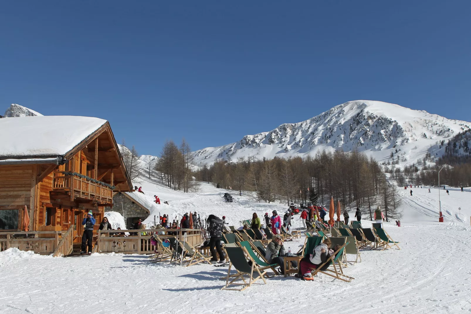 Les Terrasses d'Isola 1-Gebied winter 1km