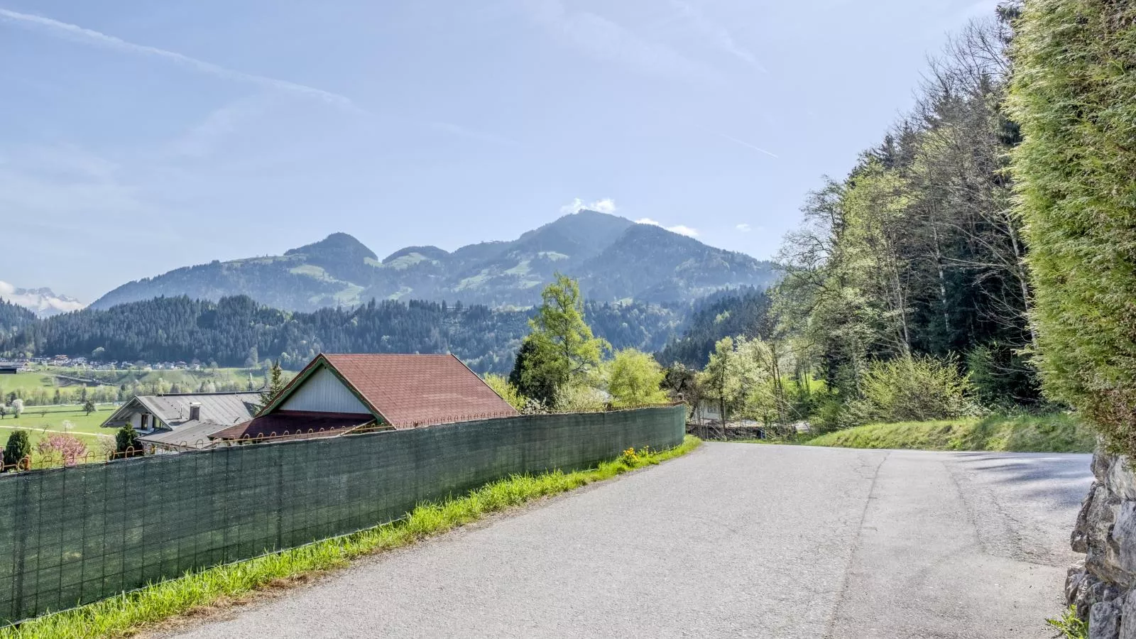 Am Waldrand-Gebieden zomer 1km