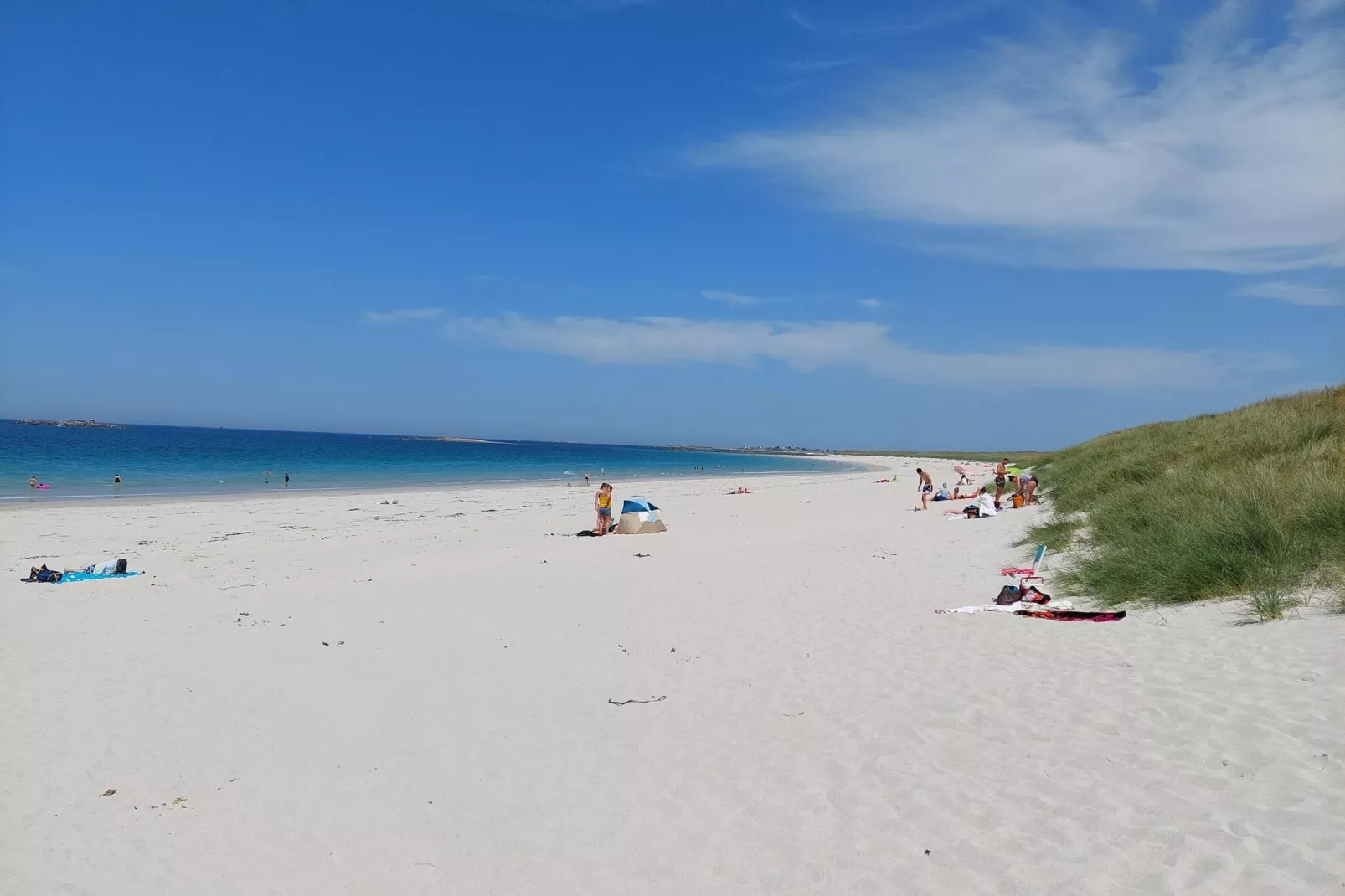 Steinhaus in Strandnähe Plouguerneau-Gebieden zomer 1km