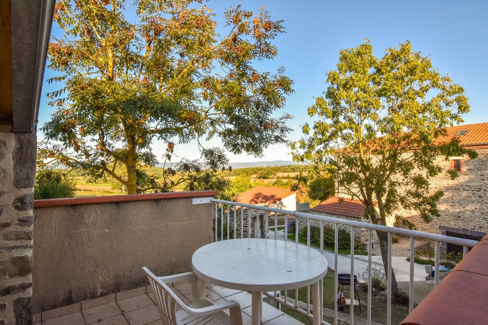 Maison pour 3 personnes à la campagne-Terrasbalkon