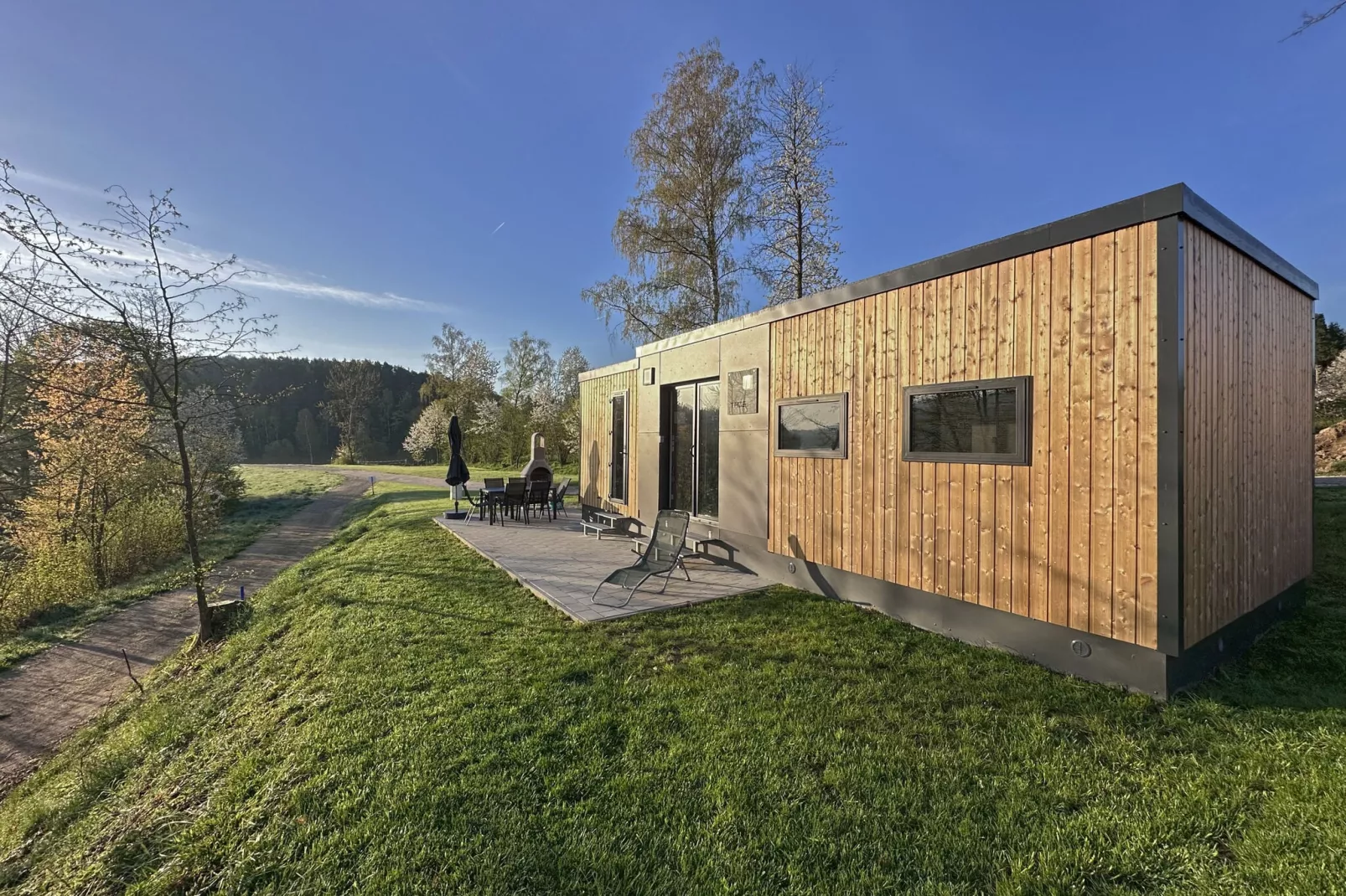 FERIENDORF SEEBLICK - Tiny Chalet am Eixendorfer See