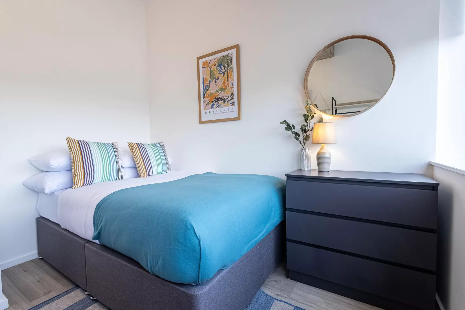 1 Bedroom Apartment 1 Bathroom Milton Keynes-Slaapkamer