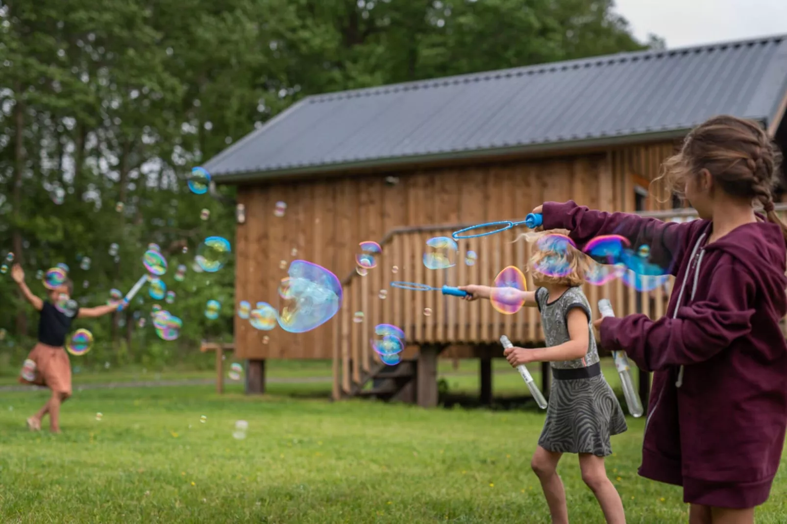 Sfeervolle Acker Lodge B-Tuinen zomer