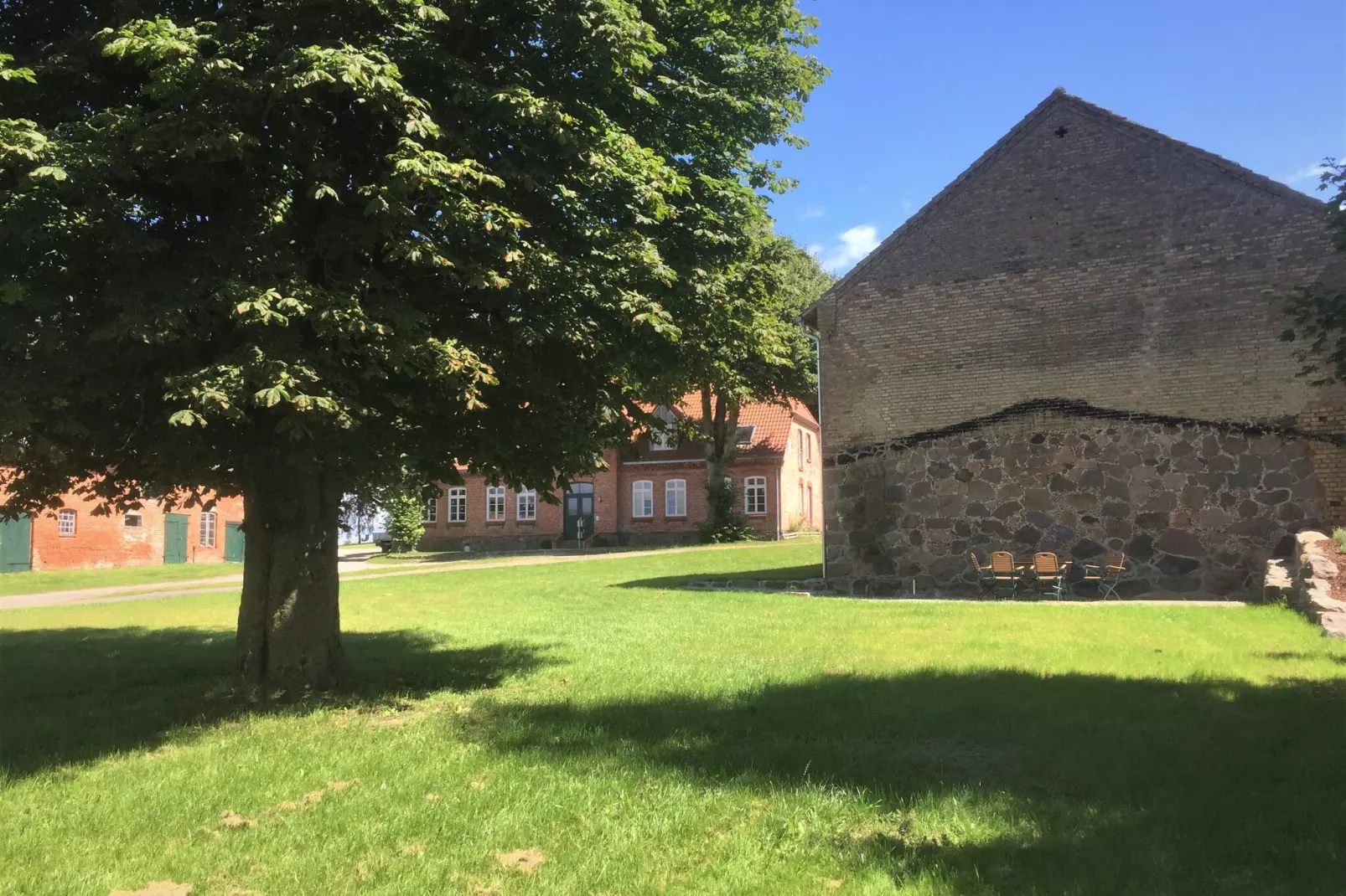 Ferienwohnung Am Alten Gutshof-Terrasbalkon