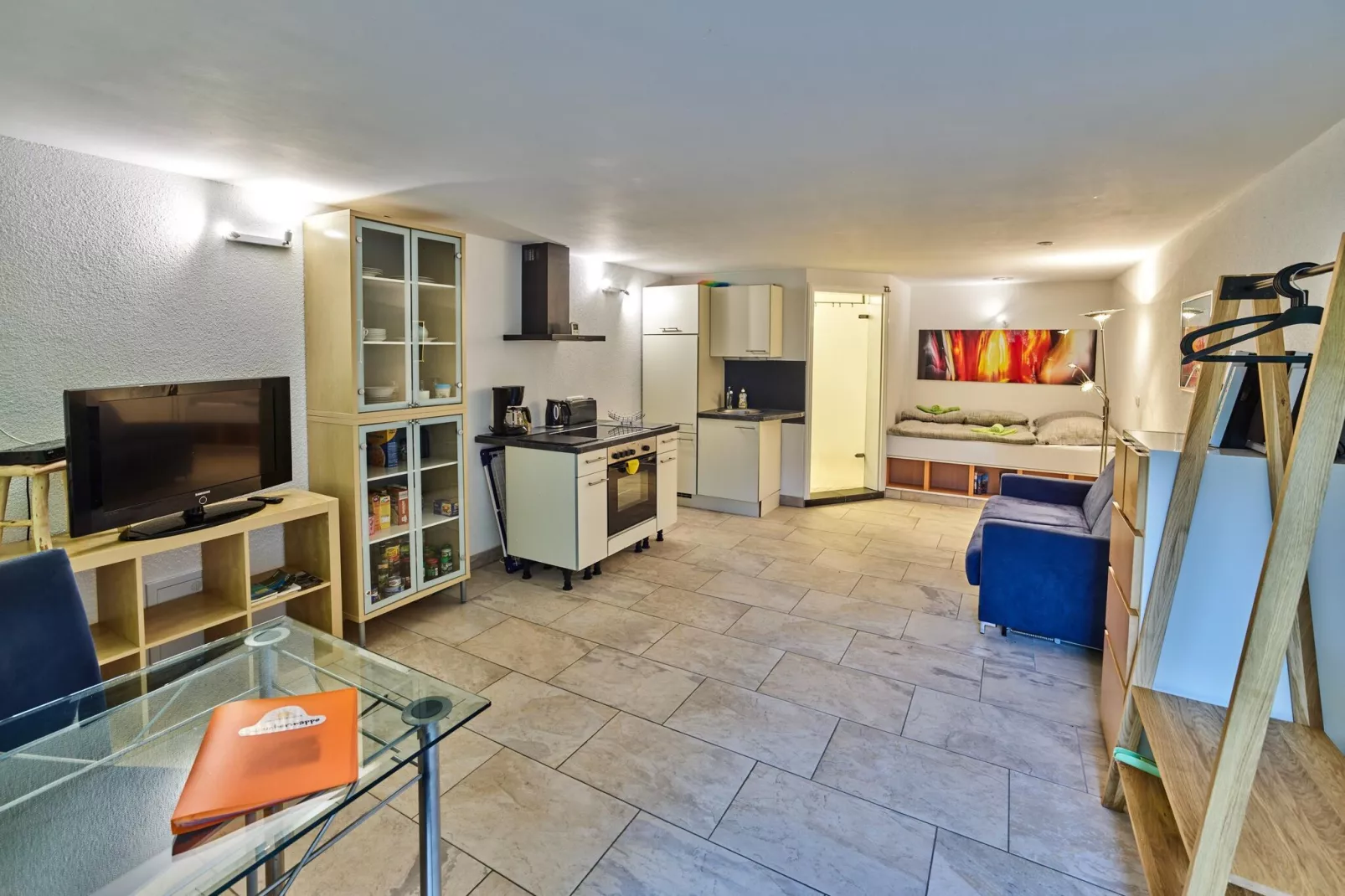 Appartement Eifelsteig-Woonkamer