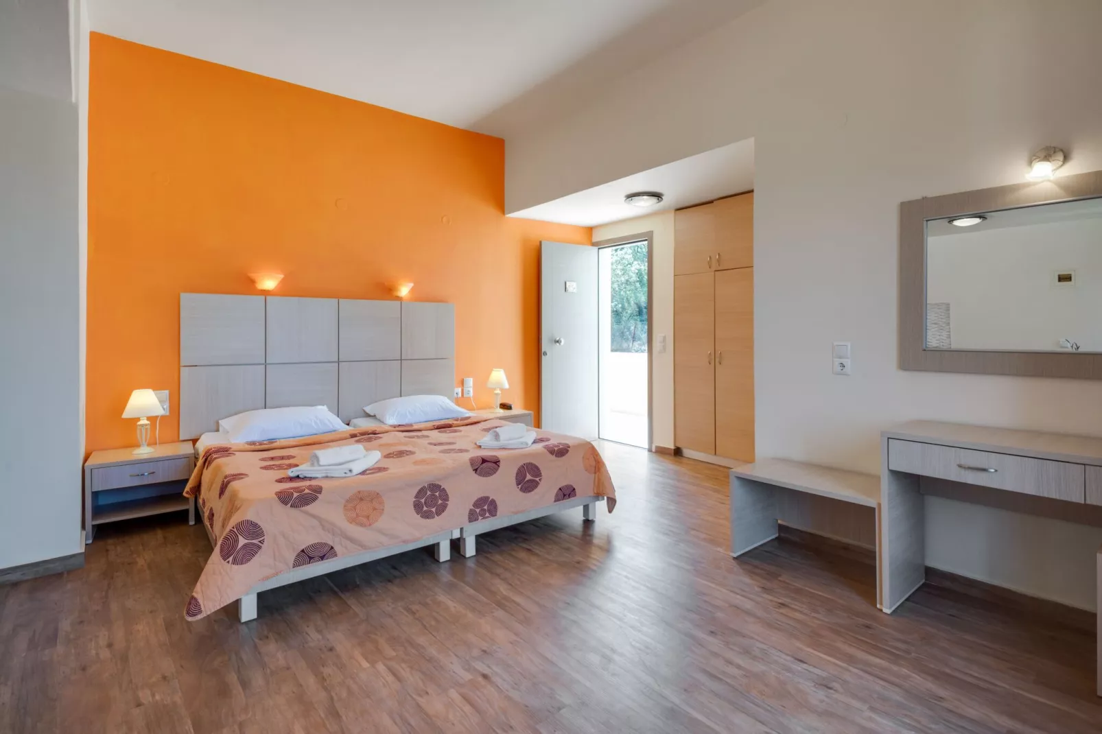 Heerlijke studio op Lesbos met zwembad-Slaapkamer