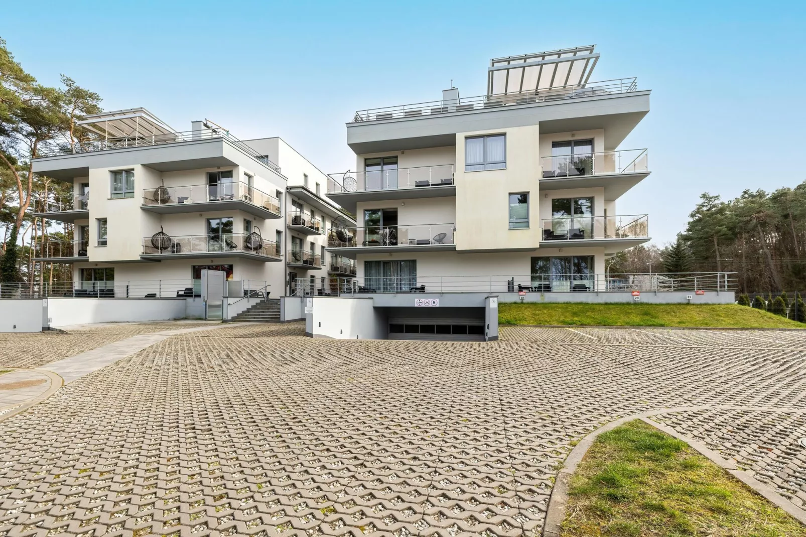 Apartament Grunwaldzka 12b/22 Pobierowo-Buitenlucht