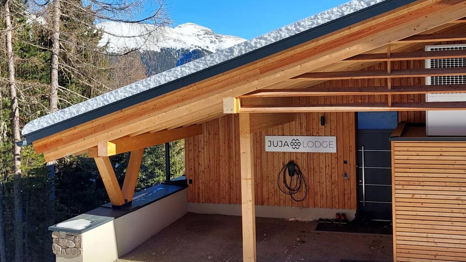 JuJa Lodge-Exterieur winter