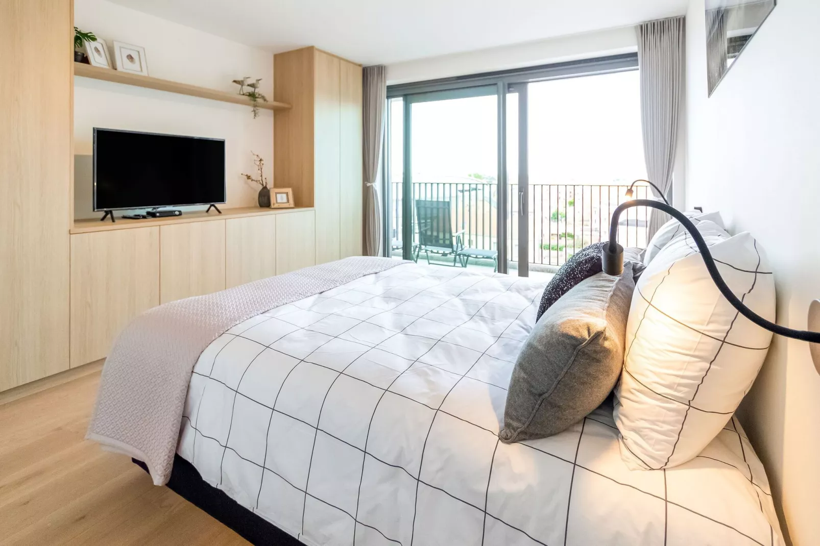 Luxueus Crystal Sea View-appartement met 2 terrassen-Slaapkamer