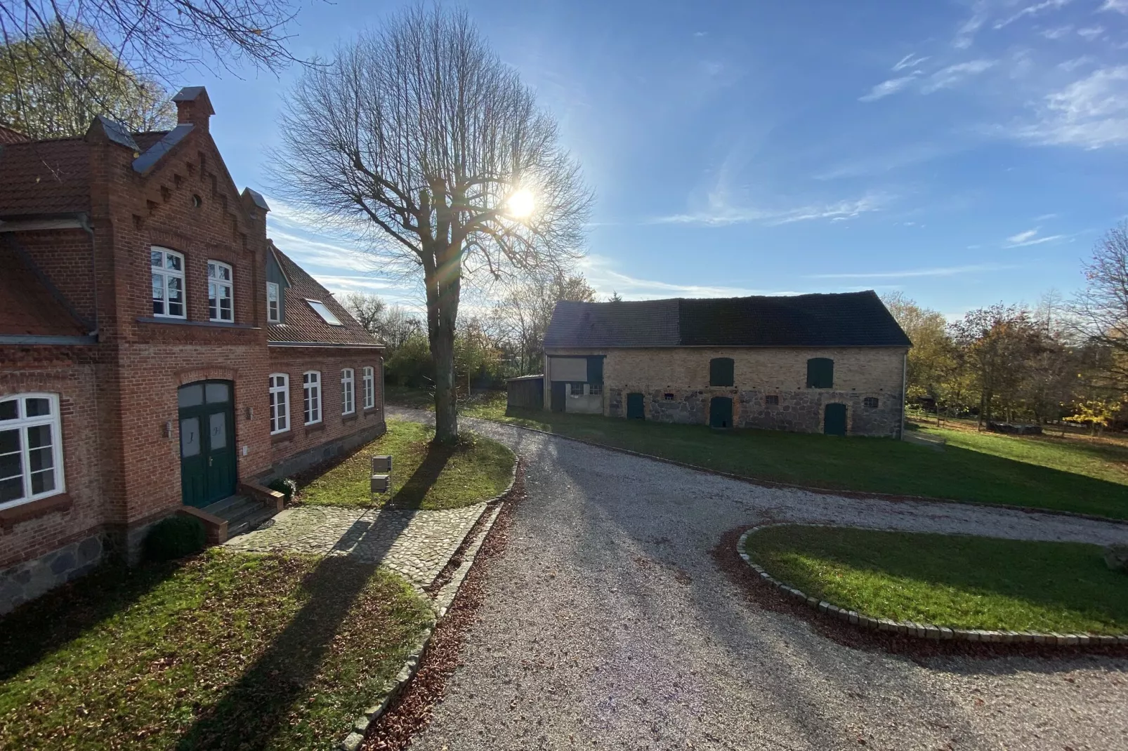 Ferienwohnung Am Alten Gutshof-Uitzicht zomer