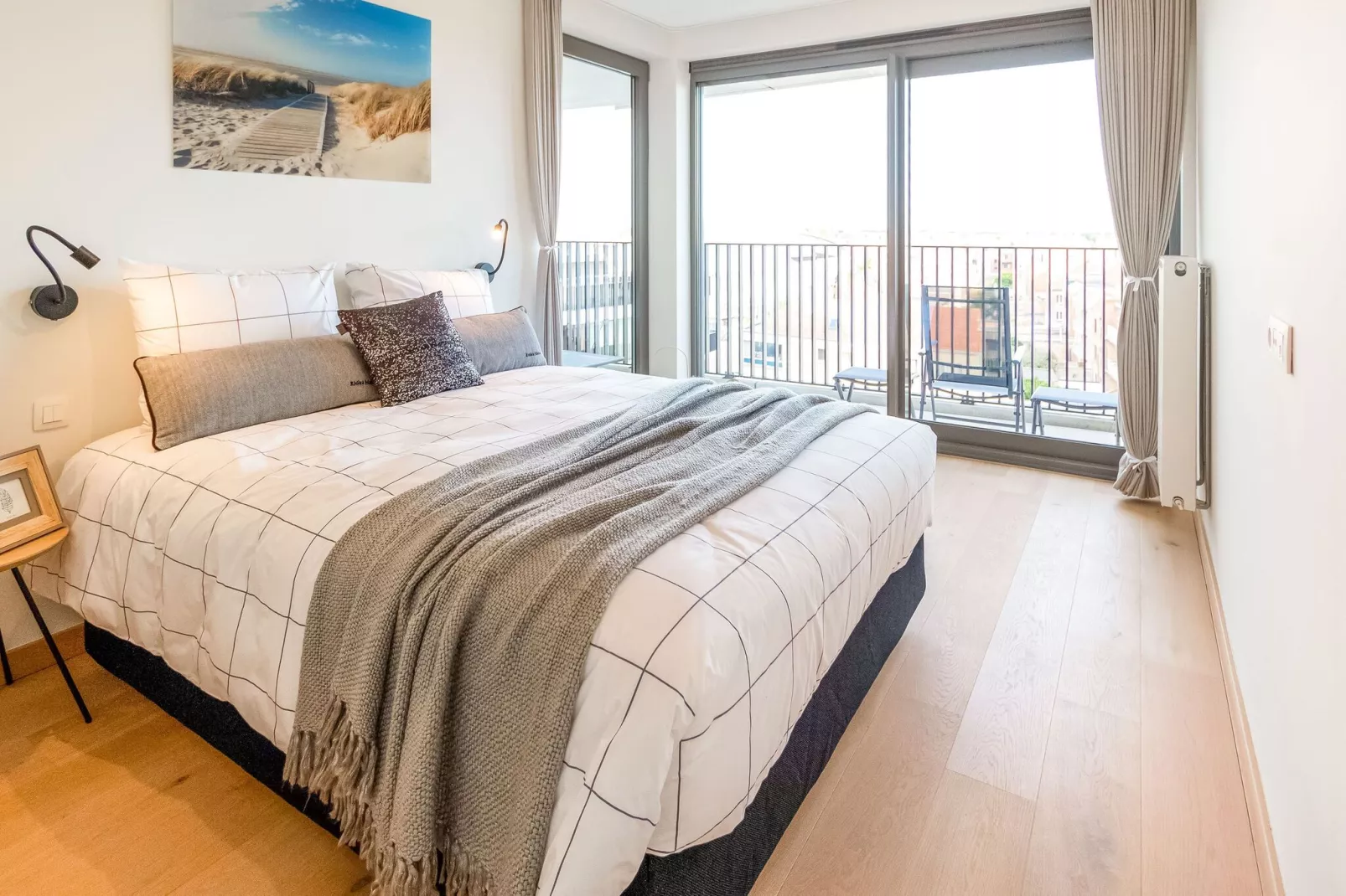 Luxueus Crystal Sea View-appartement met 2 terrassen-Slaapkamer