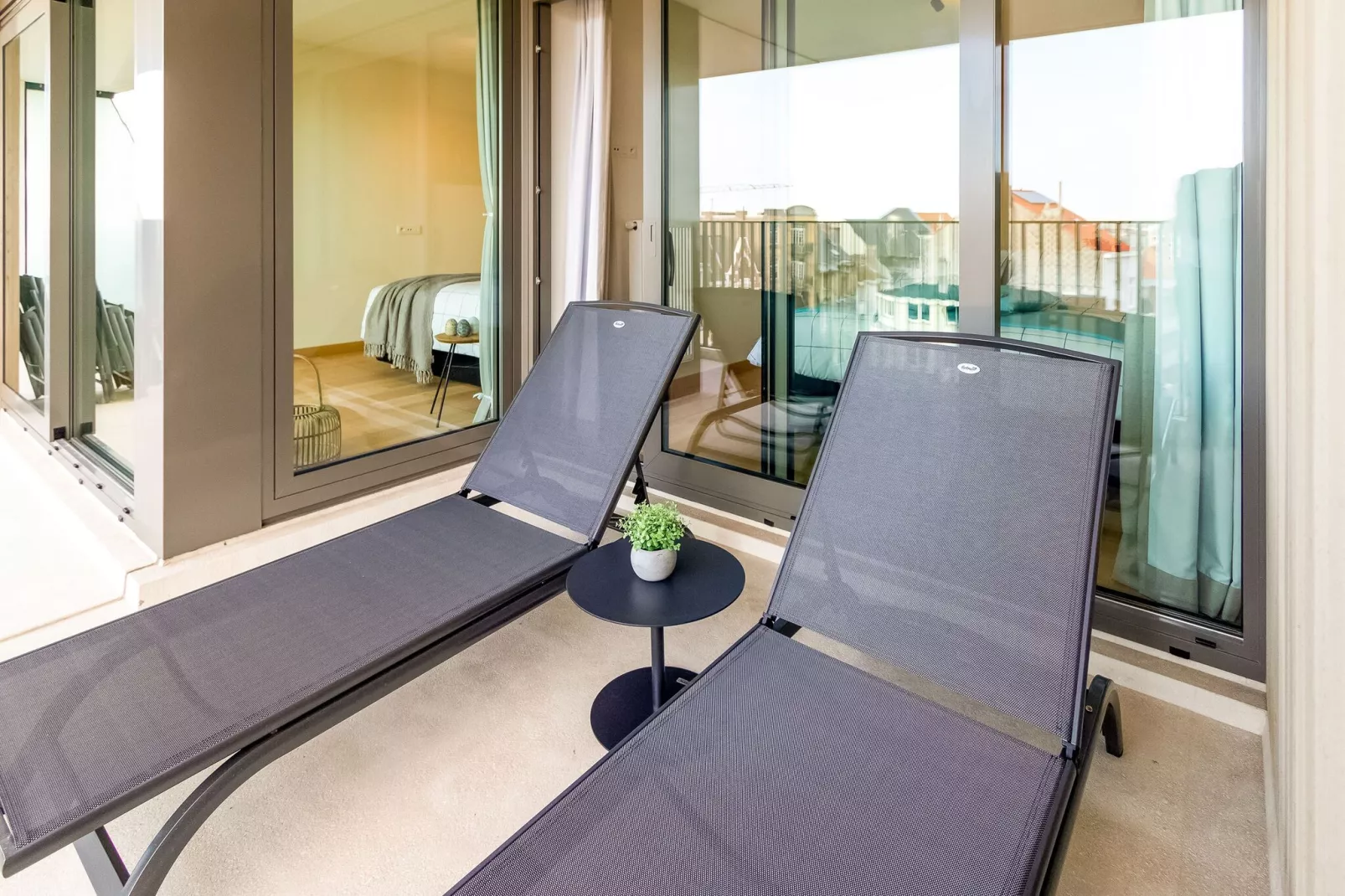 Luxueus Crystal Sea View-appartement met 2 terrassen-Terrasbalkon