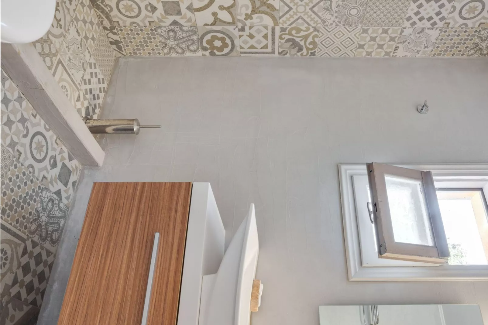 Fijne studio op Lesbos met zwembad-Badkamer