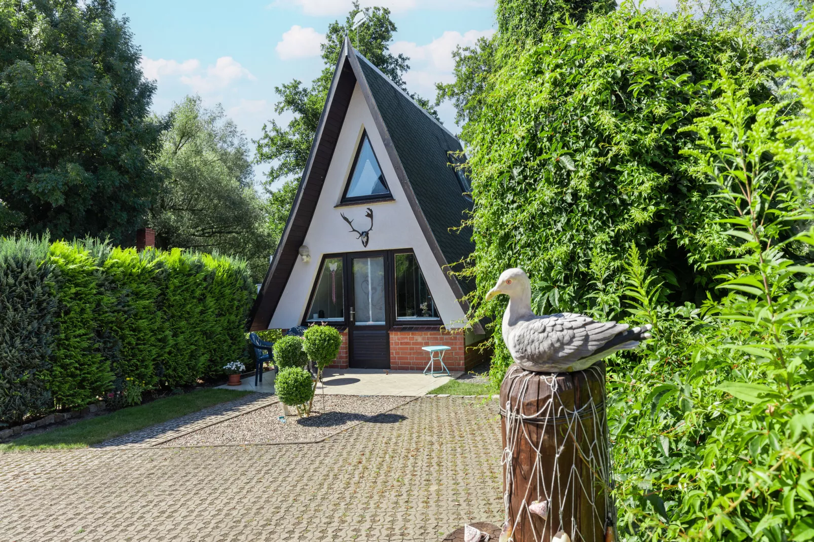 Finnhütte-Buitenkant zomer