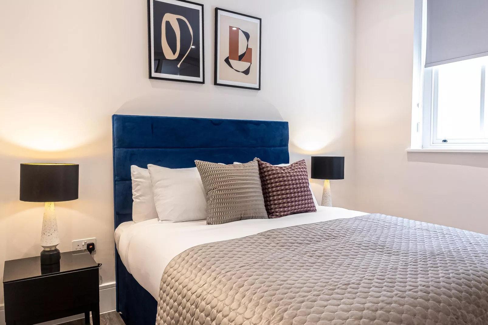 1 Bedroom Apartment 1 Bathroom Premium Hungerford Road-Slaapkamer