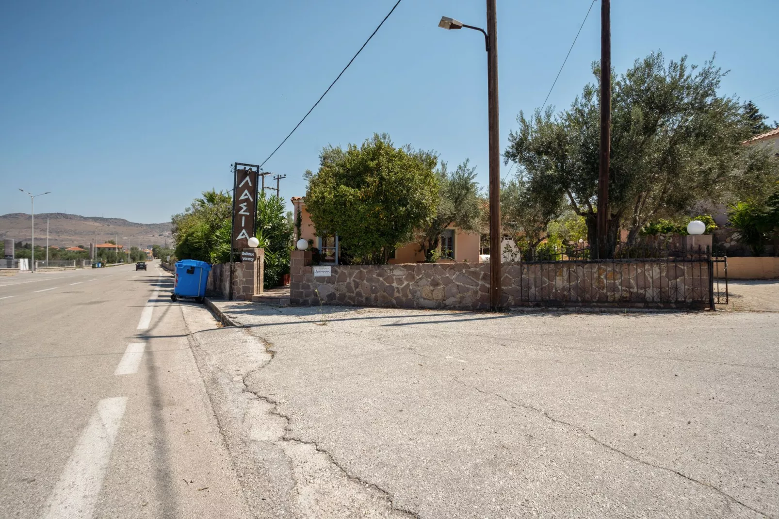 Aangename studio op Lesbos met een balkon-Gebieden zomer 1km