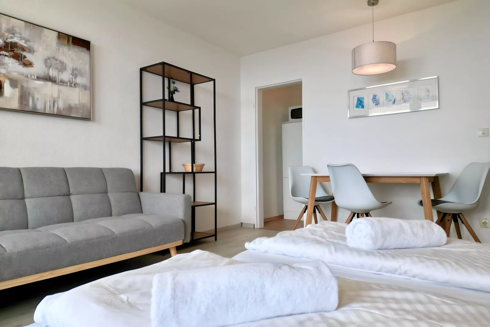 Appartement Maria Typ A Standard-Woonkamer