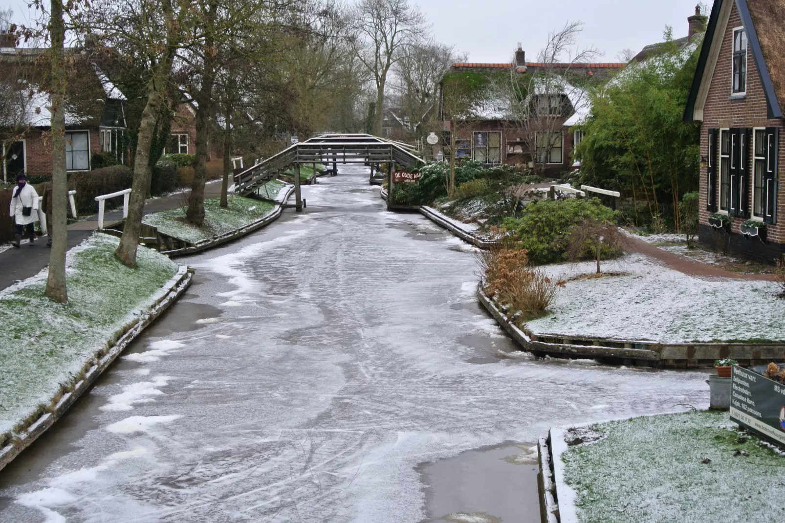 Vakantiepark Giethoorn 3-Tuin winter