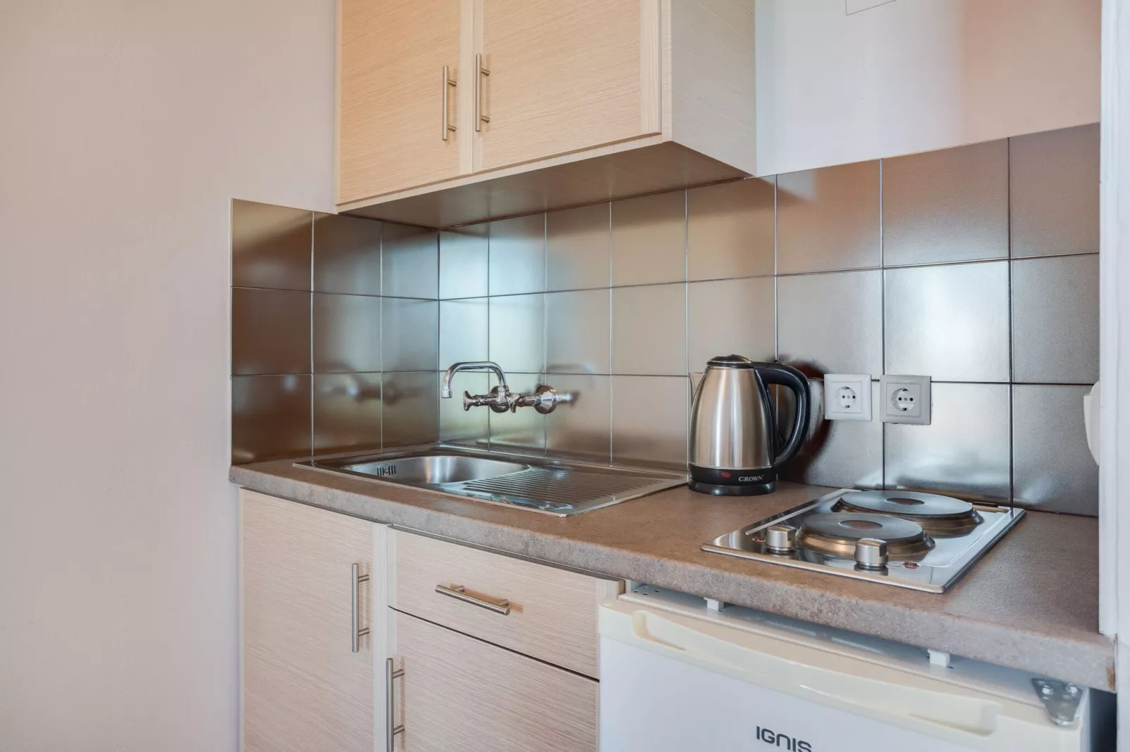 Leuke studio op Lesbos met een balkon-Keuken