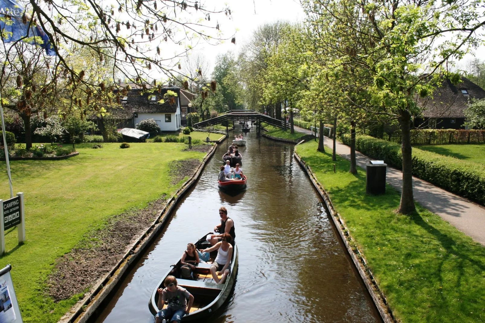 Vakantiepark Giethoorn 3-Gebieden zomer 1km