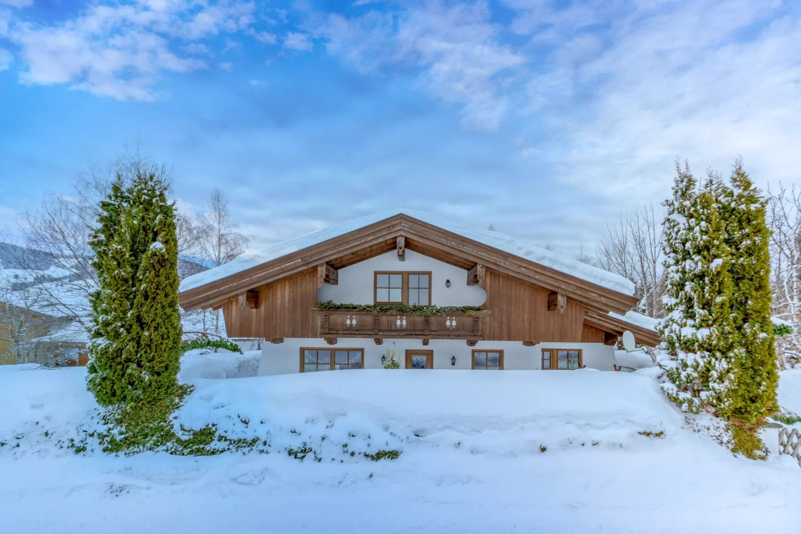Schönes Appartement in Skigebietsnähe in Kirchberg-Exterieur winter