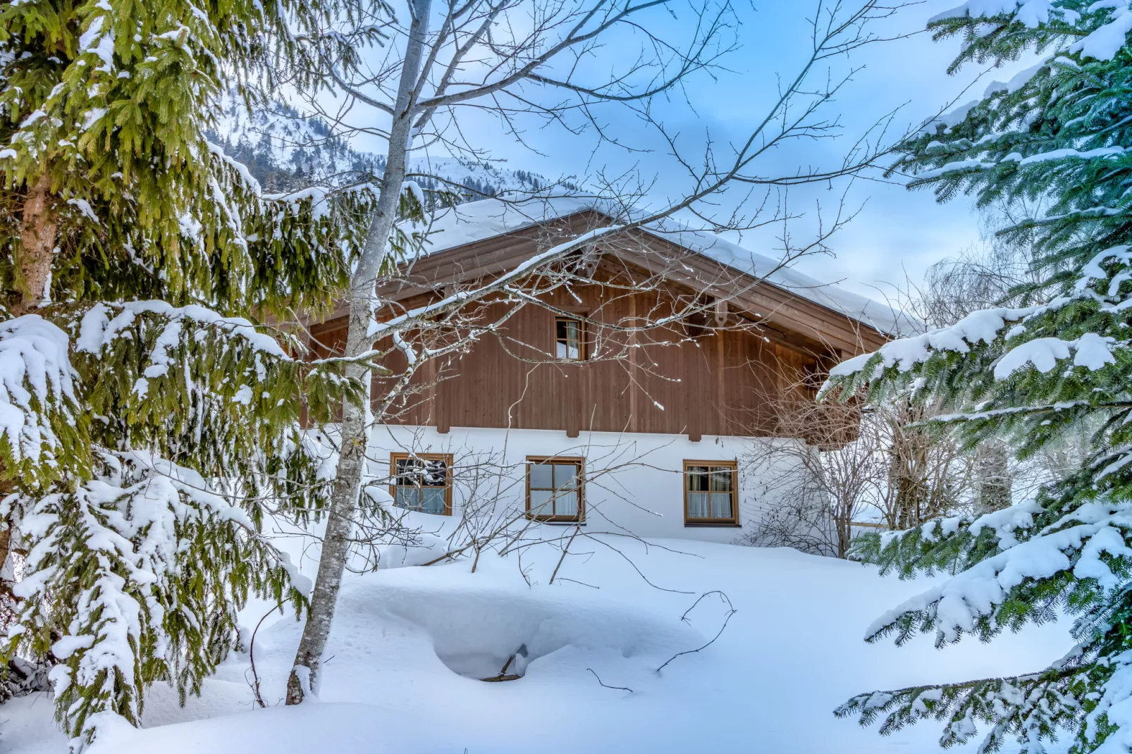 Schönes Appartement in Skigebietsnähe in Kirchberg-Exterieur winter