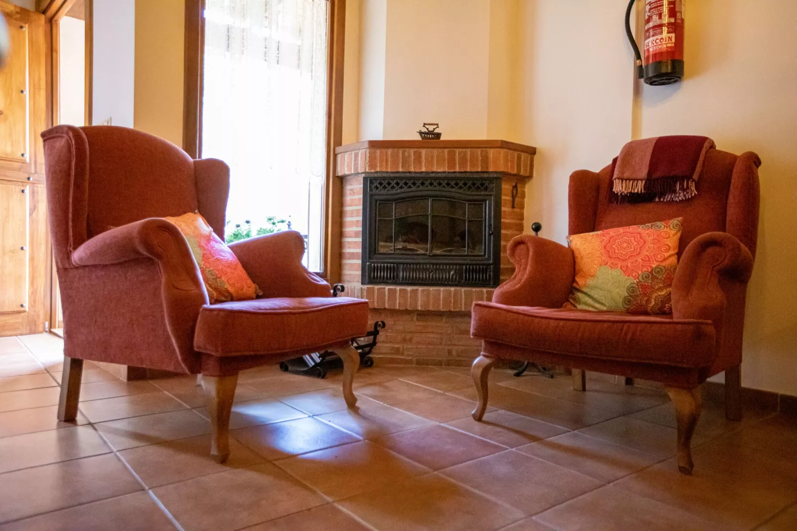 Casa Rural Poza de la Torca II-Woonkamer
