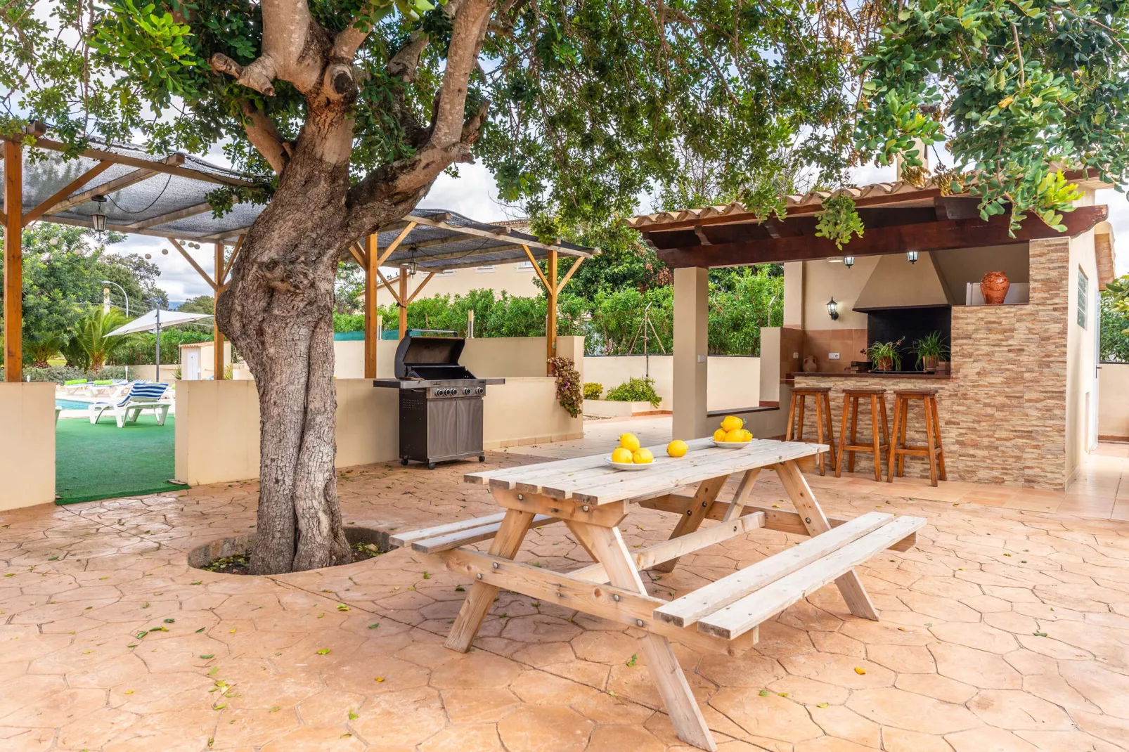 Es Garroveret-Terrasbalkon