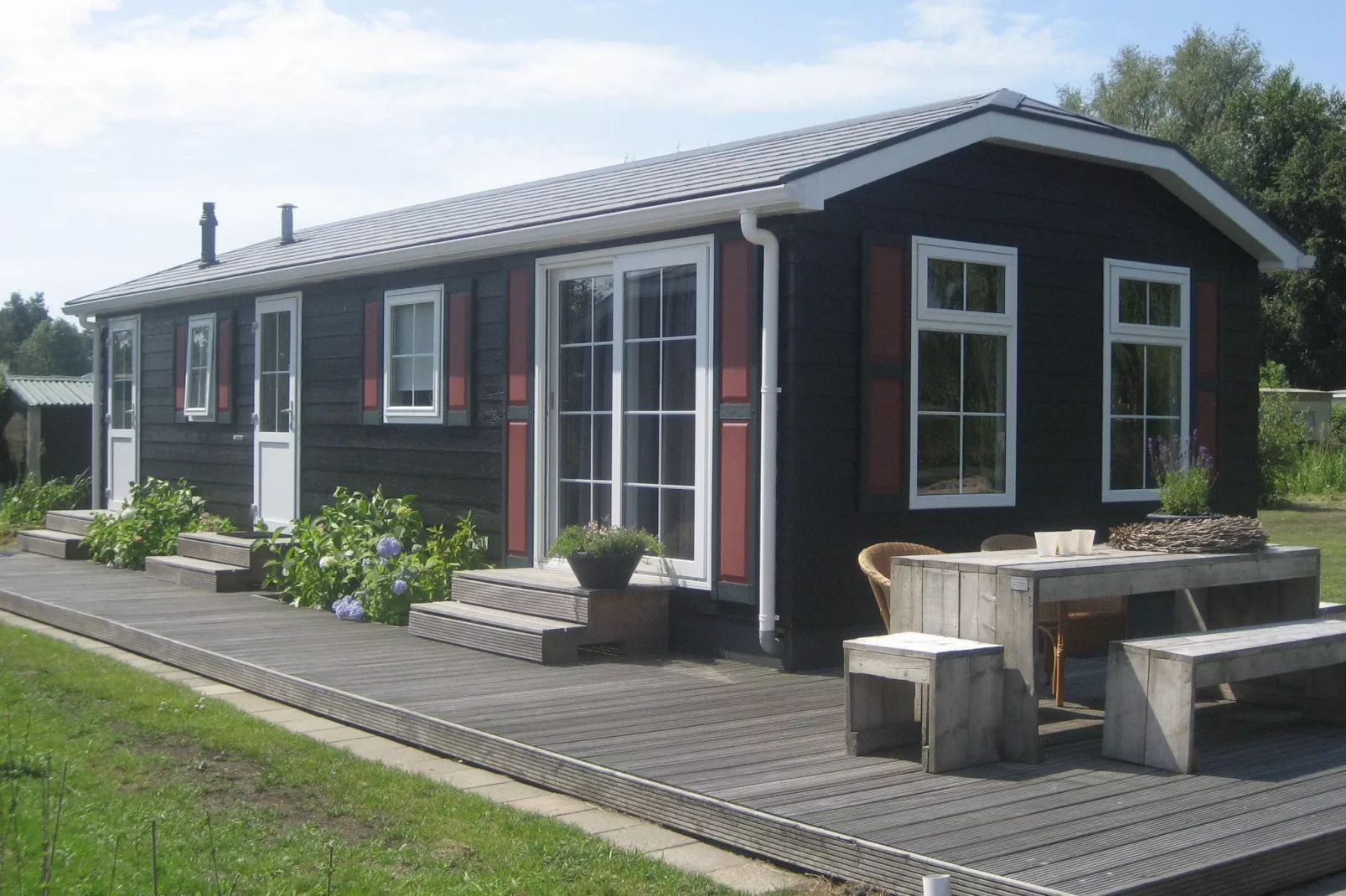 Chaletpark Kroondomein Giethoorn 4-Buitenkant zomer