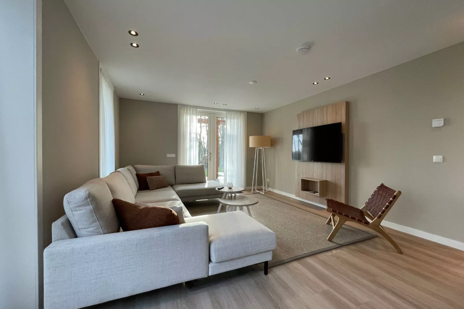 Bos Villa met Sauna  8 personen-Woonkamer