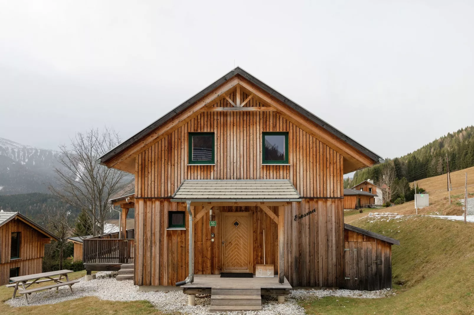 Chalet Eresma-Buitenkant zomer
