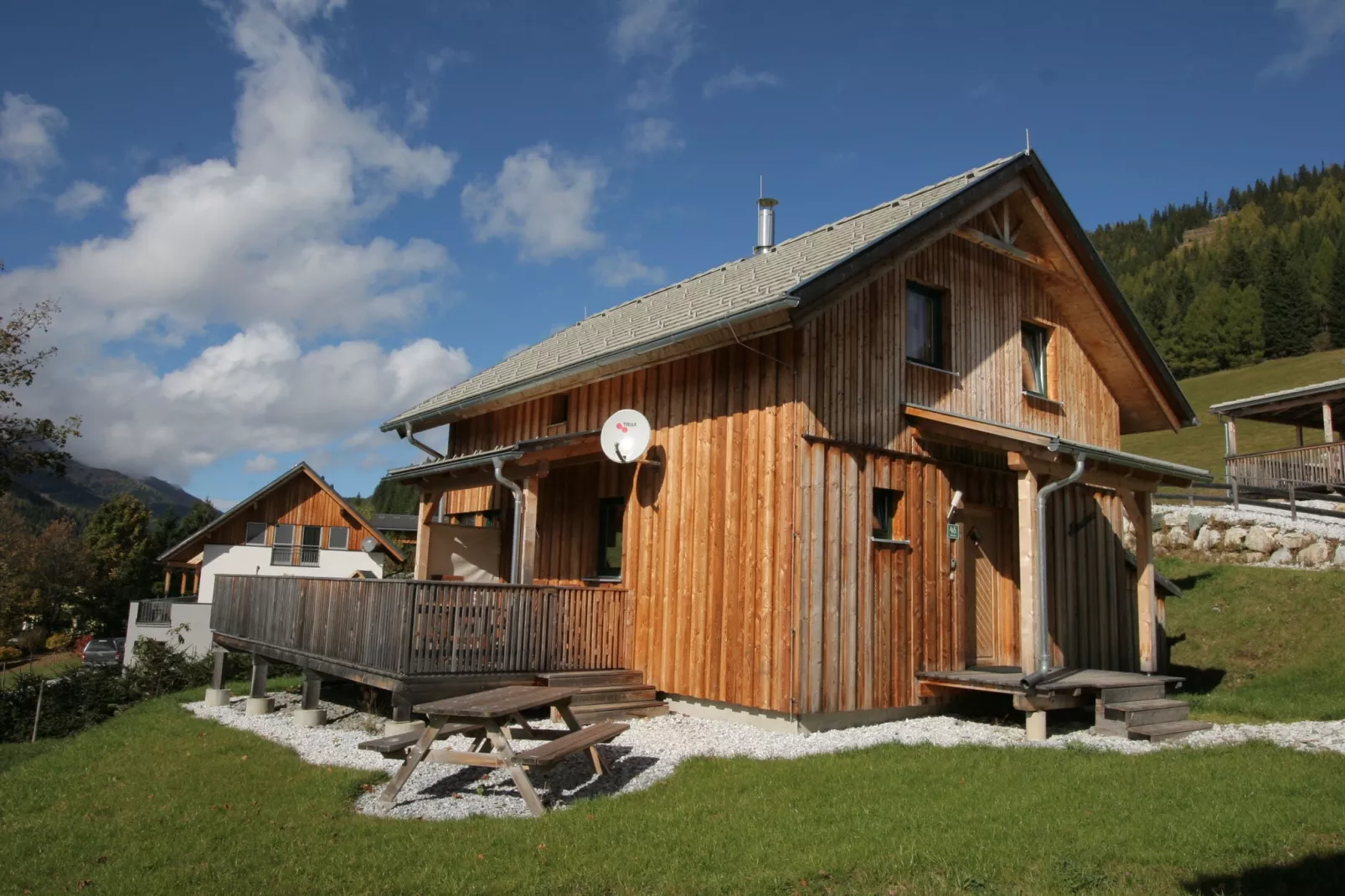 Chalet Eresma-Buitenkant zomer