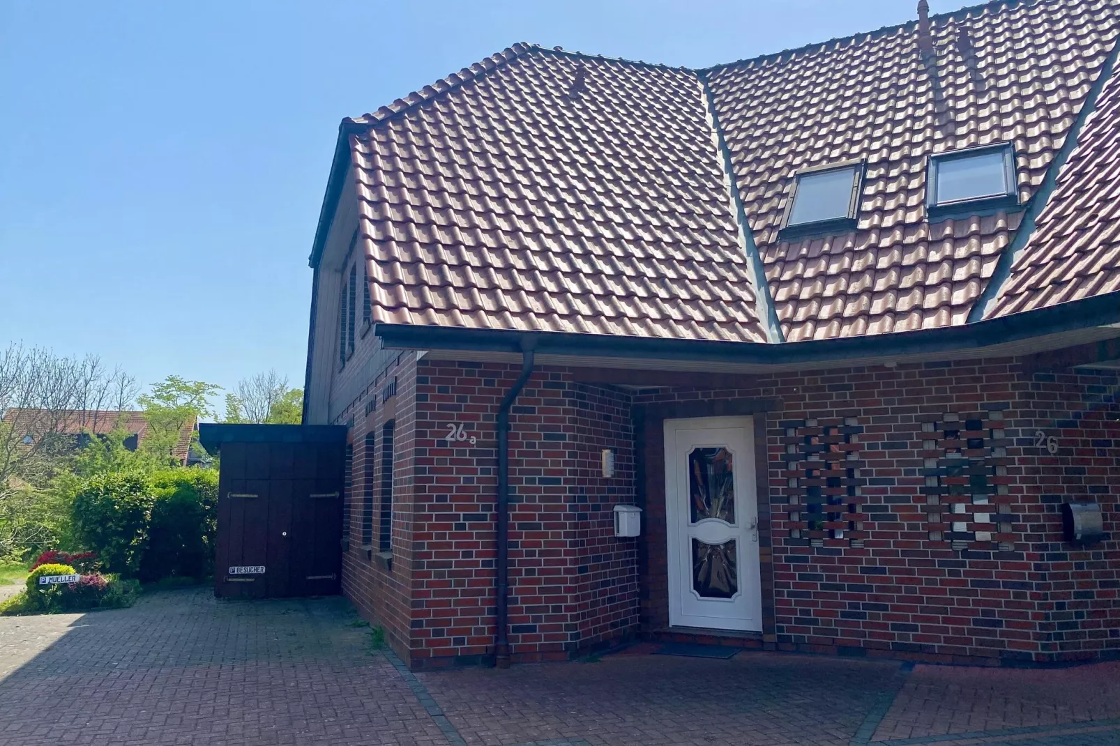 Ferienwohnung Fedderwardersiel-Buitenkant zomer