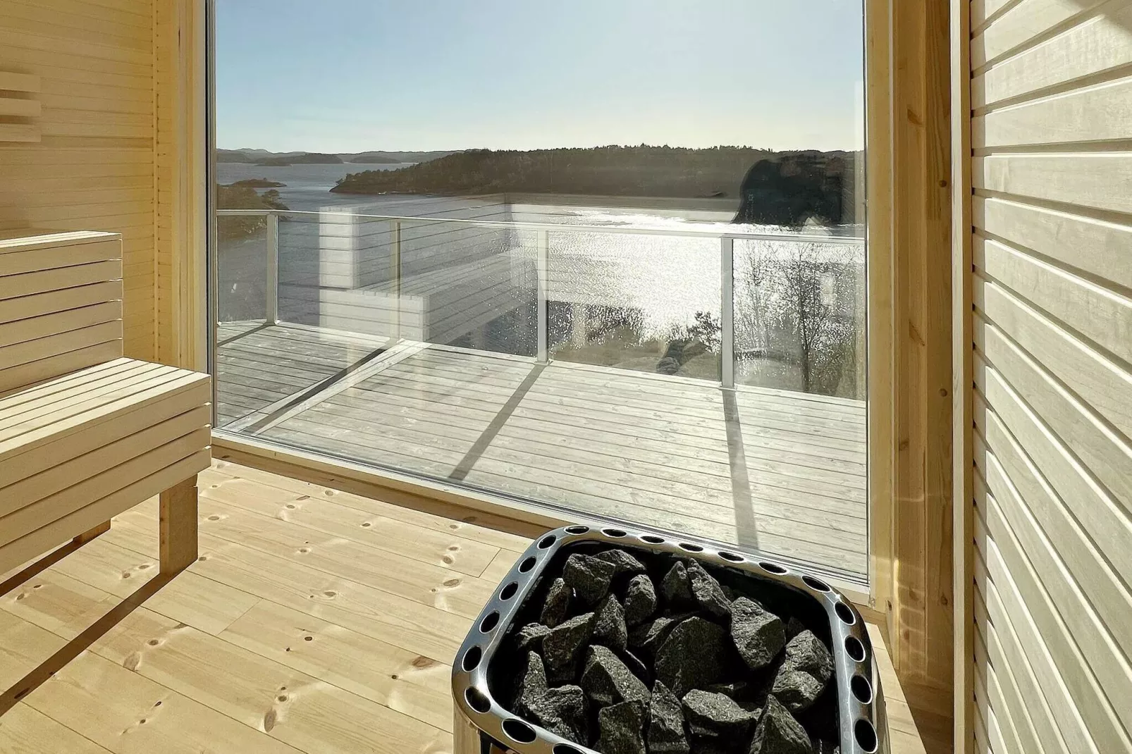12 persoons vakantie huis in Fitjar-Sauna