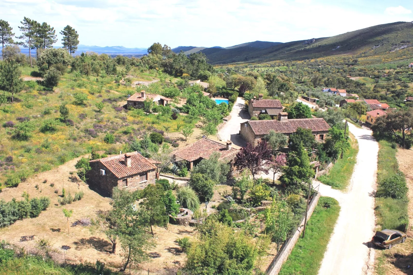 Casa El Tinao-Buitenkant zomer