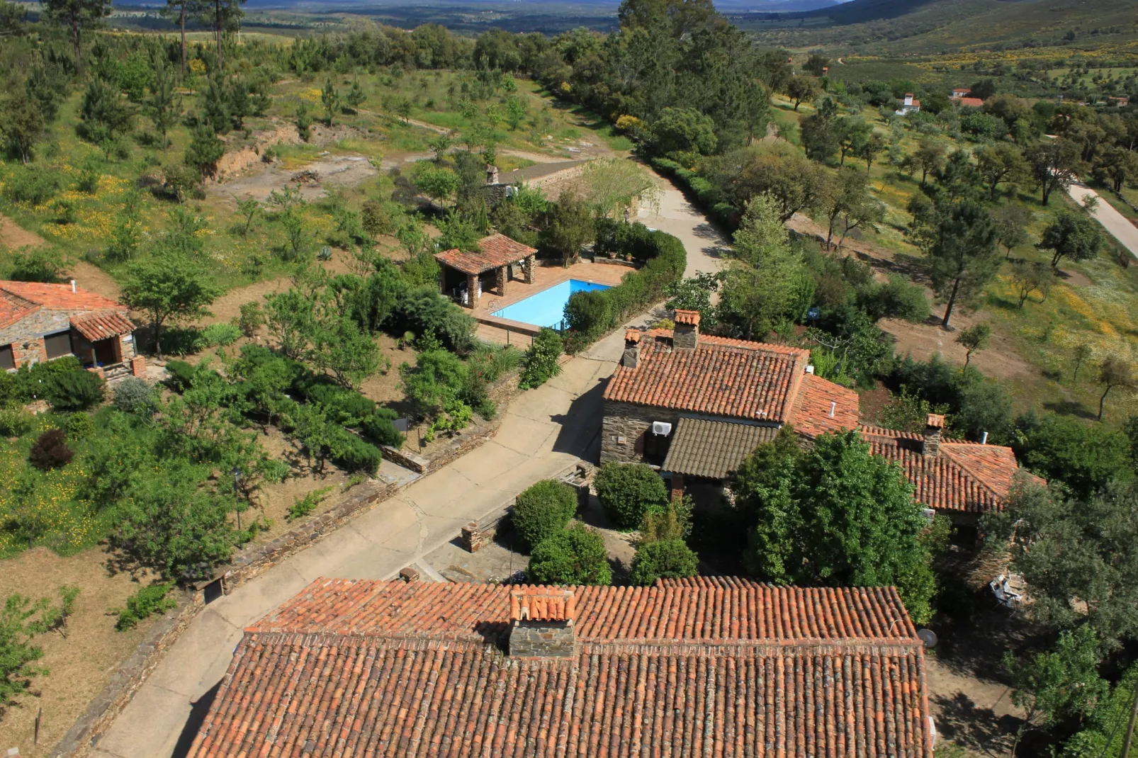 Casa El Tinao-Buitenkant zomer