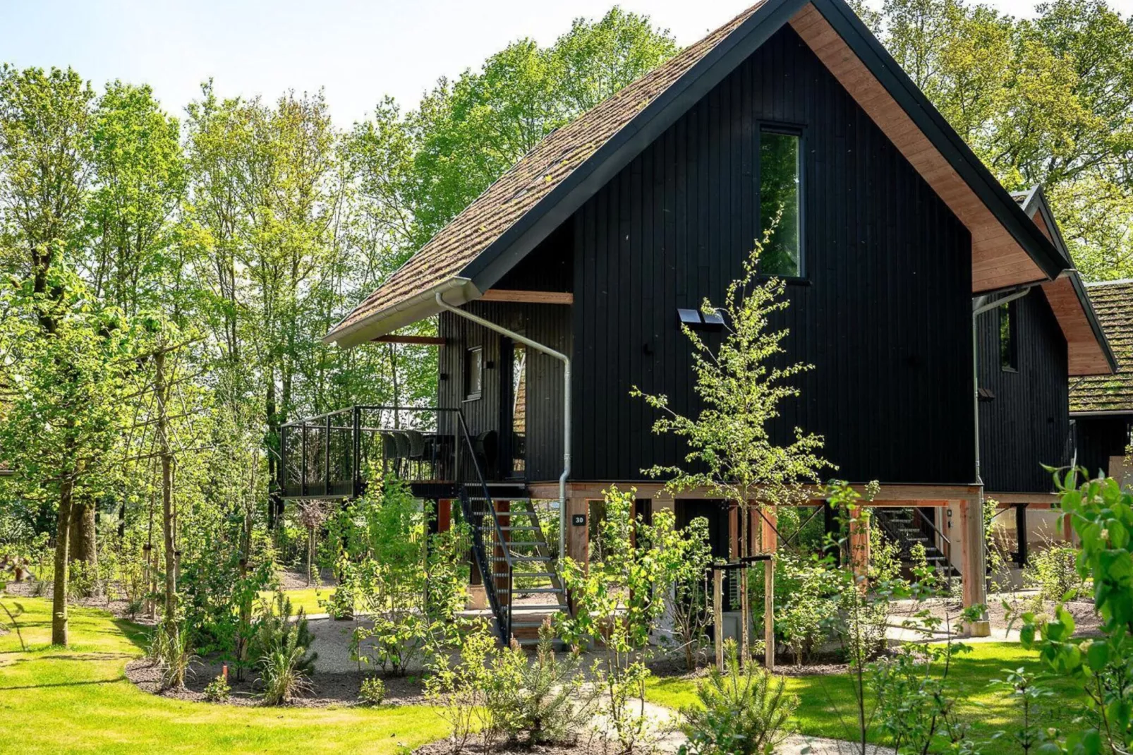 Natuur Villa  5 personen-Buitenkant zomer