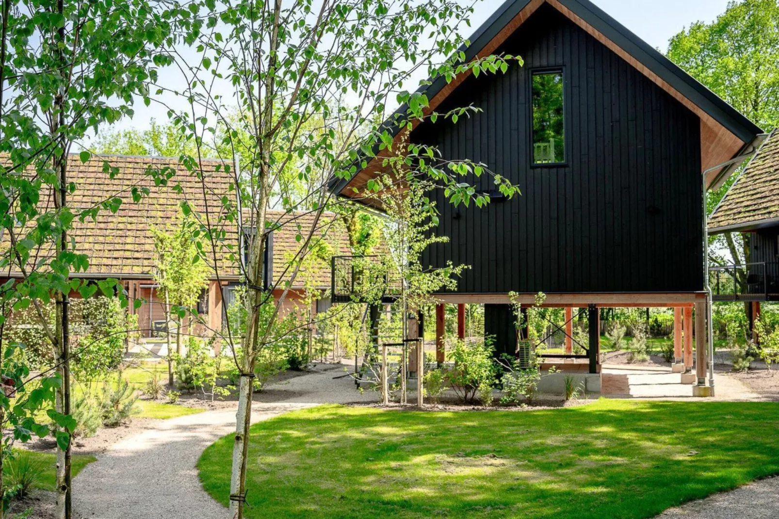 Natuur Villa  5 personen-Buitenkant zomer