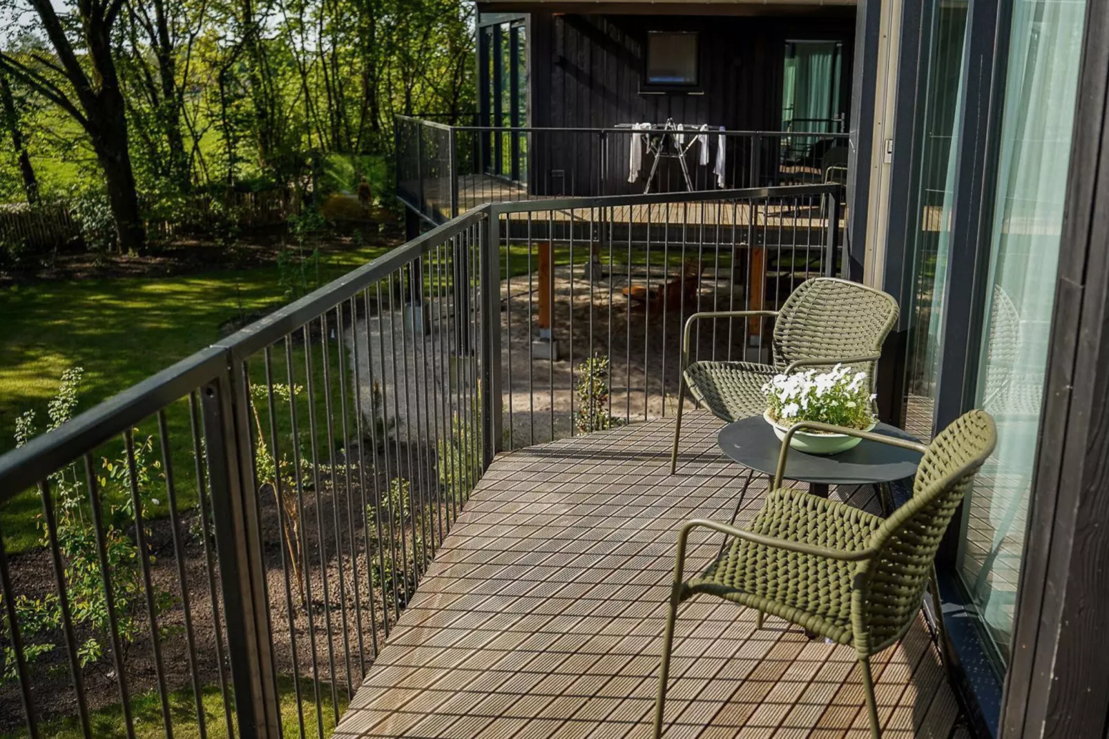 Natuur Villa  5 personen-Terrasbalkon